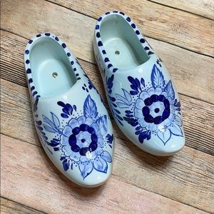 Hand Painted Delfts Blauw Shoe Planter